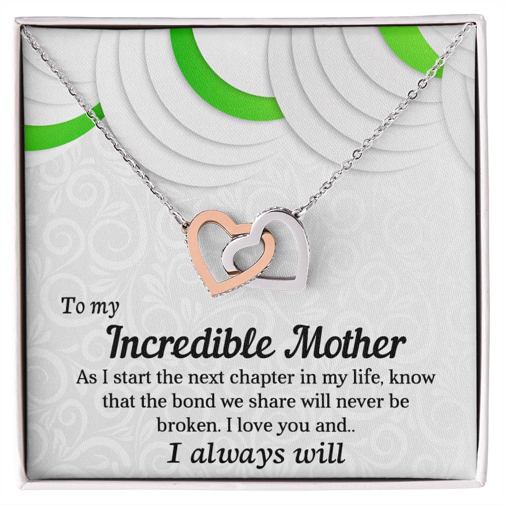 My Incredible Mother, Interlocked Hearts Pendant