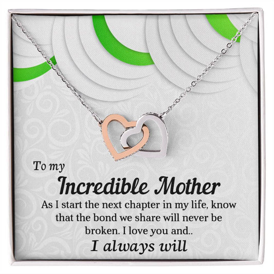 My Incredible Mother, Interlocked Hearts Pendant