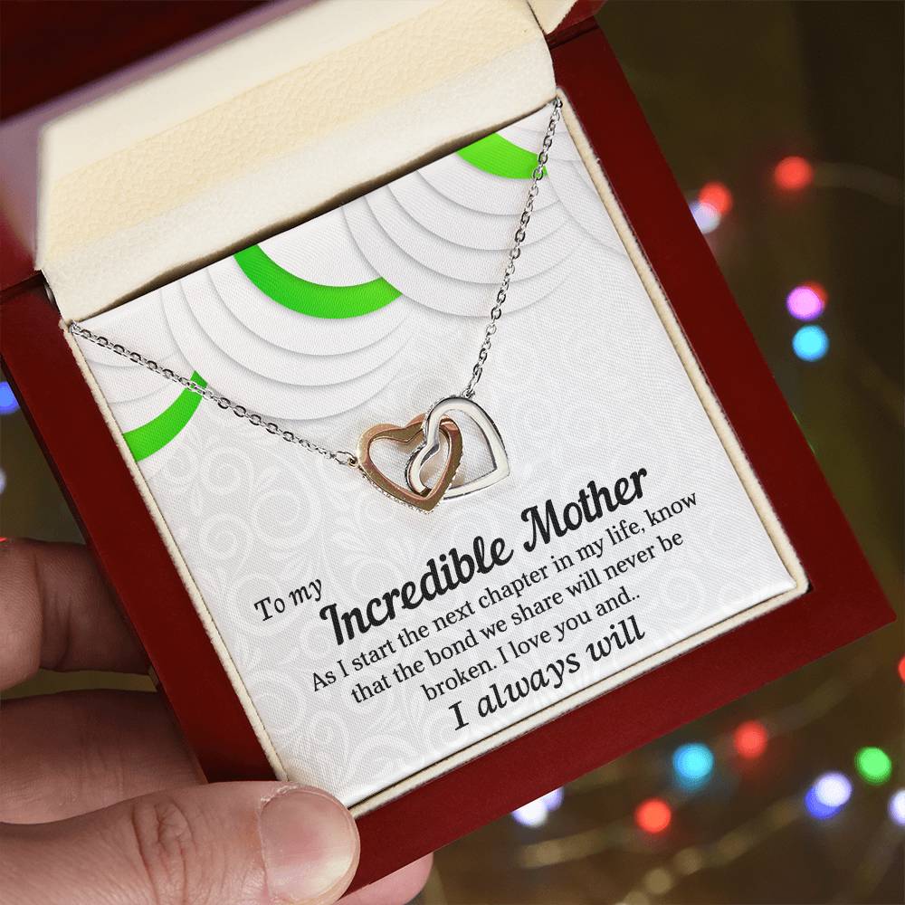 My Incredible Mother, Interlocked Hearts Pendant